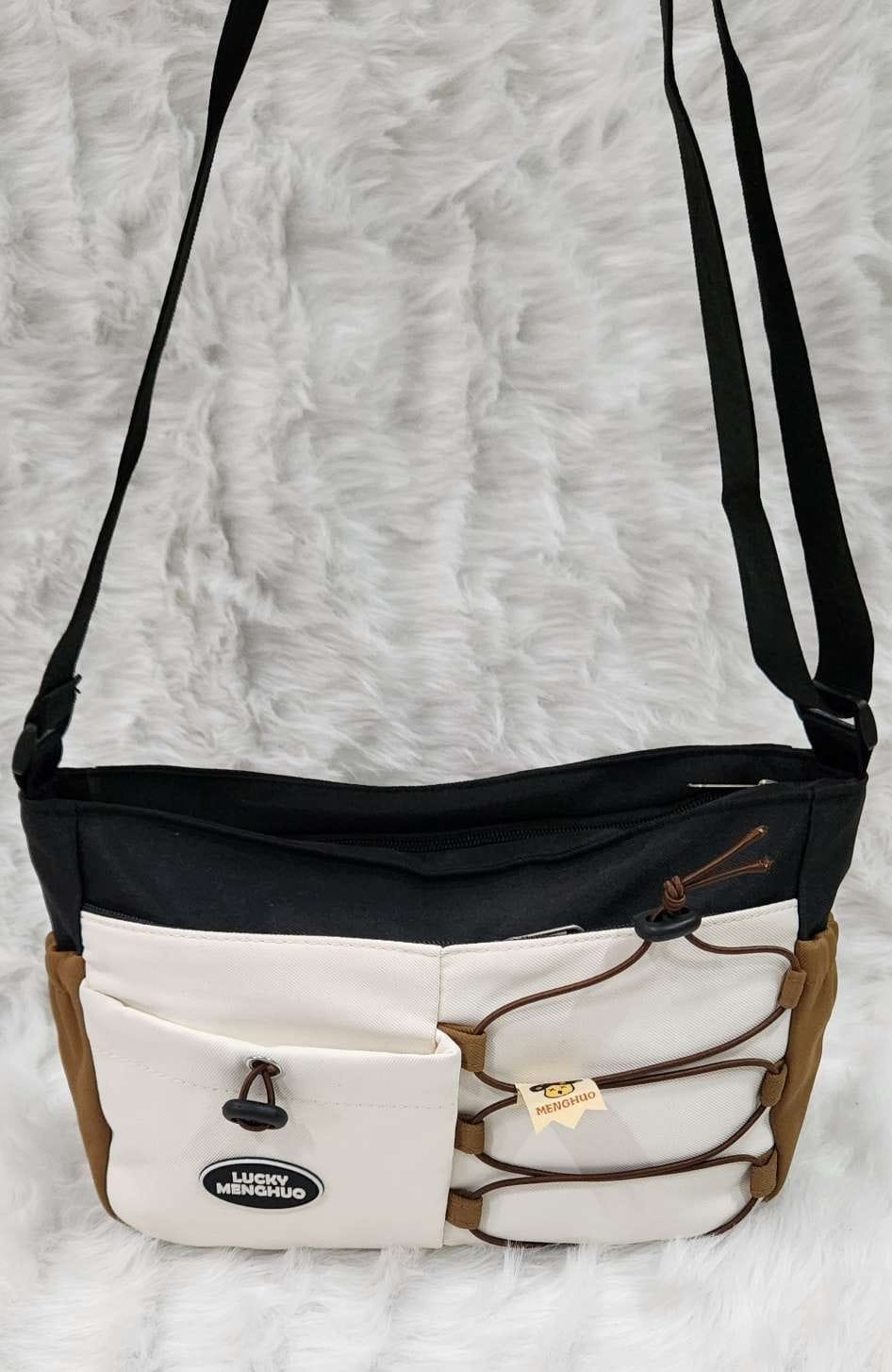 Color Block Sling Bags