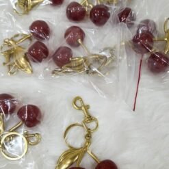 Cherry Charm Keychain