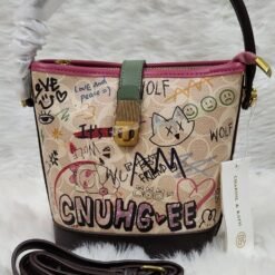 Graffiti Bucket Bag