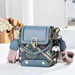 Multi-color Twist Lock Sling Bags - Image 3
