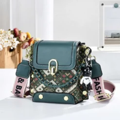 Multi-color Twist Lock Sling Bags - Image 4
