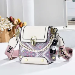 Multi-color Twist Lock Sling Bags - Image 7